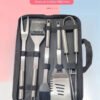 Stainless Steel Barbecue Tool Set Outdoor Camping Picnic BBQ Barbecue Utensils Cooking Tool Combination Set