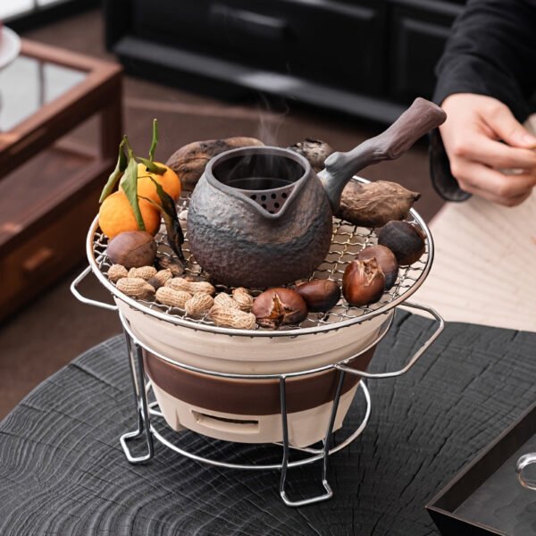 Tea Cooking Charcoal Stove, Barbecue Oven, Domestic, Indoor And Outdoor Carbon Stove, With Barbecue Net