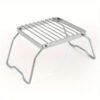 Ultra-Lightweight Stainless Steel Campfire Grill - Dual-Position Adjustable Bracket For Gas Stoves | Portable & Durable Outdoor Cooking Stand For Camping, Hiking, Picnics & Fishing