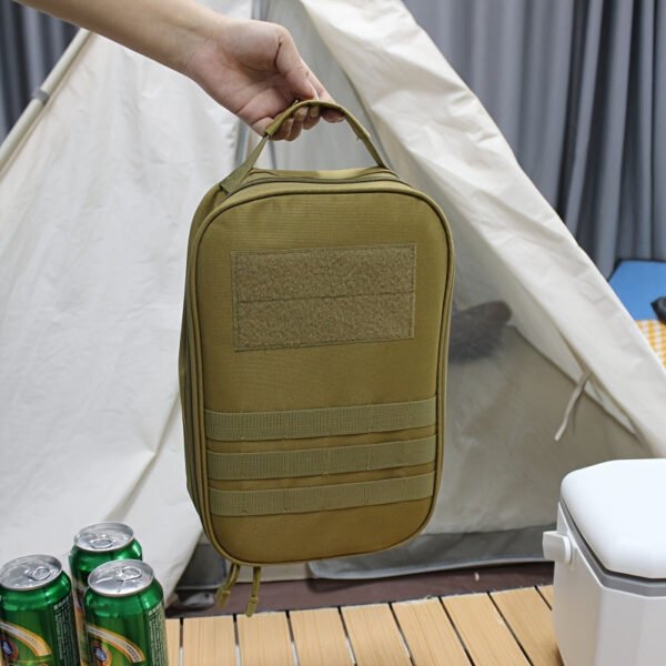 Portable Outdoor Camping Cookware Set with Silicone Storage Bag - Perfect for Picnics & Leisure