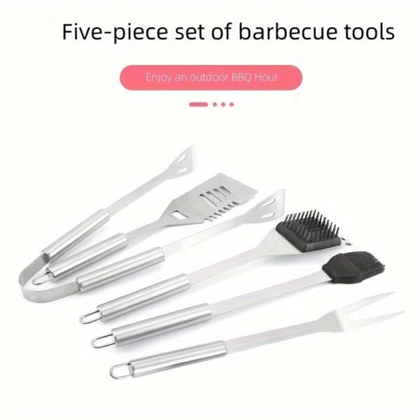 Stainless Steel Barbecue Tool Set Outdoor Camping Picnic BBQ Barbecue Utensils Cooking Tool Combination Set