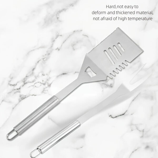 Stainless Steel Barbecue Tool Set Outdoor Camping Picnic BBQ Barbecue Utensils Cooking Tool Combination Set