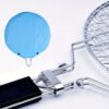 1pc, Stainless Steel Folding Barbecue Net Clip, Round Grill Net, Removable Grill Basket, Barbecue Cage Grill Fish Net, Kitchen Supplies, Kitchen Accessories, BBQ Accessories