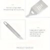 Stainless Steel Barbecue Tool Set Outdoor Camping Picnic BBQ Barbecue Utensils Cooking Tool Combination Set