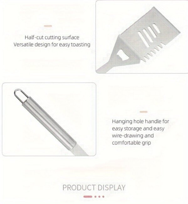 Stainless Steel Barbecue Tool Set Outdoor Camping Picnic BBQ Barbecue Utensils Cooking Tool Combination Set