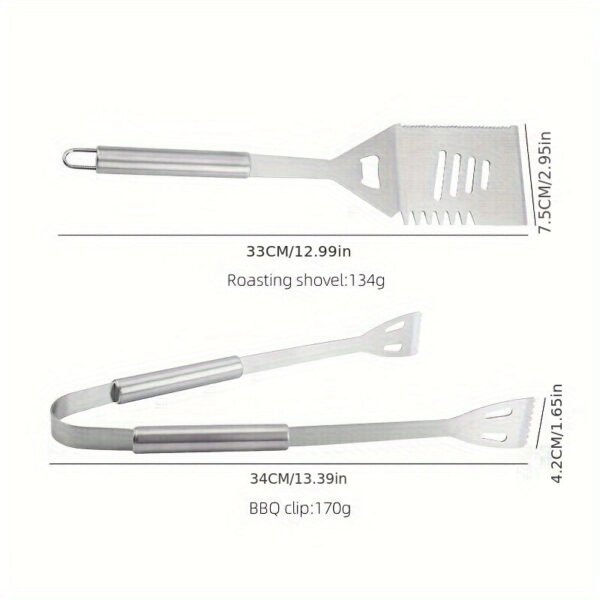 Stainless Steel Barbecue Tool Set Outdoor Camping Picnic BBQ Barbecue Utensils Cooking Tool Combination Set