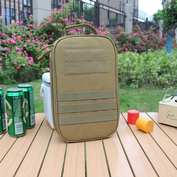 Portable Outdoor Camping Cookware Set with Silicone Storage Bag - Perfect for Picnics & Leisure