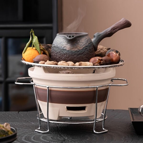 Tea Cooking Charcoal Stove, Barbecue Oven, Domestic, Indoor And Outdoor Carbon Stove, With Barbecue Net