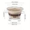 Tea Cooking Charcoal Stove, Barbecue Oven, Domestic, Indoor And Outdoor Carbon Stove, With Barbecue Net