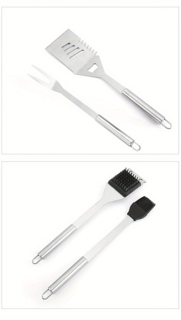 Stainless Steel Barbecue Tool Set Outdoor Camping Picnic BBQ Barbecue Utensils Cooking Tool Combination Set