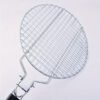 1pc, Stainless Steel Folding Barbecue Net Clip, Round Grill Net, Removable Grill Basket, Barbecue Cage Grill Fish Net, Kitchen Supplies, Kitchen Accessories, BBQ Accessories