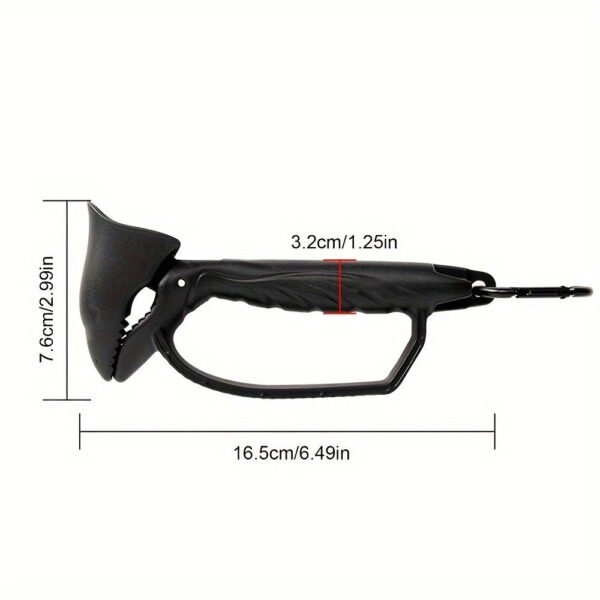Floating Fish Gripper Anti-Slip Handle, Jaw Clamp Design, Compact and Lightweight Fish Grabber
