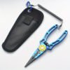 Aluminum Alloy Fishing Pliers Multifunctional Line Cutter, Hook Remover, and Crimper, Corrosion-Resistant with Ergonomic Design