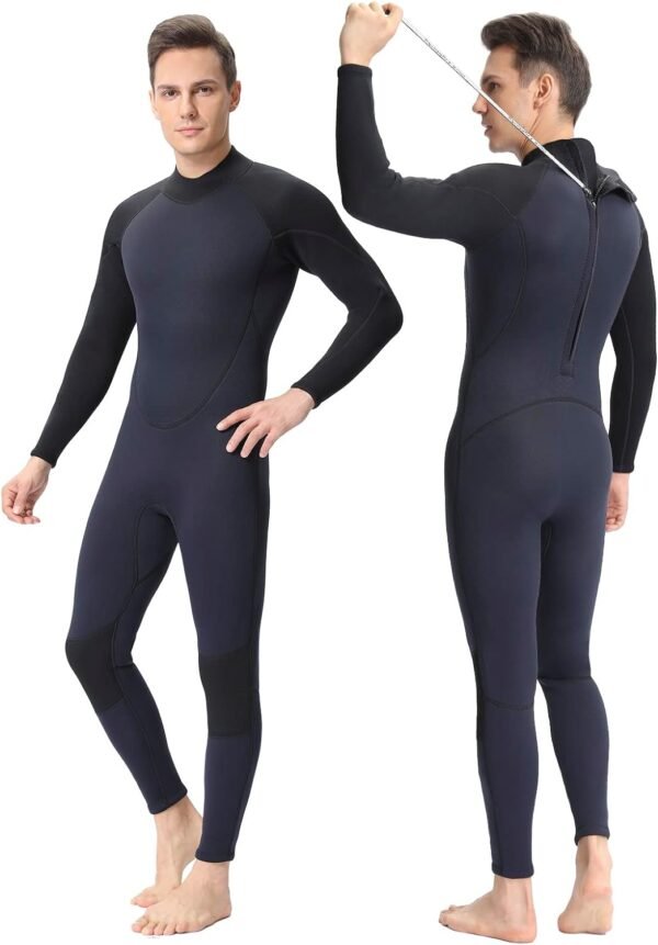 3mm Full Body Wetsuit for Women Men 3/2mm, 5/4mm Neoprene Wet Suits for Cold Water, Scuba Diving Suit Long Sleeve for Surfing Swimming Snorkeling