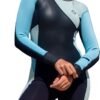 Women's Limestone Neoprene Wetsuit Shorty Wet Suits for Women in Cold Water Long-Sleeve Half Leg Water Suits Springsuit for Scuba Diving Surfing Kayaking Canoeing Snorkeling Swimming - 2.0mm