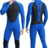 Men Wetsuit Neoprene Wet Suits Womens 3mm Full Body Long Sleeves Front Zipper Swimsuit for Scuba Diving Swimming Surfing Adult in Cold Water