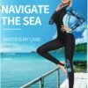Women's Full Body Wetsuit Surfing Diving Suit Scuba Dive Skin Rash Guard One Piece Long Sleeve Zip Quick Dry Sunsuit