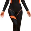 Women's Full Body Wetsuit Surfing Diving Suit Scuba Dive Skin Rash Guard One Piece Long Sleeve Zip Quick Dry Sunsuit