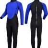 Kids Wetsuit for Toddler Girls Boys and Youth,3mm Neoprene Swimsuits Children Wet Suits 2mm Shorty/Full Long Sleeve Back Zip in Cold Water Warmth for Swimming Diving Jet Skiing Surfing