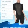 61iAeYPFNxL._AC_SL1500-20240618-095348.jpg Shorty Wetsuit Women 2mm 3mm, Wet Suits for Mens in Cold Water, Neoprene Scuba Diving Suit for Surfing Swimming Snorkeling