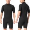 61nRxrtKNmL._AC_SL1500-20240618-095354.jpg Shorty Wetsuit Women 2mm 3mm, Wet Suits for Mens in Cold Water, Neoprene Scuba Diving Suit for Surfing Swimming Snorkeling