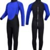 Kids Wetsuit for Toddler Girls Boys and Youth,3mm Neoprene Swimsuits Children Wet Suits 2mm Shorty/Full Long Sleeve Back Zip in Cold Water Warmth for Swimming Diving Jet Skiing Surfing