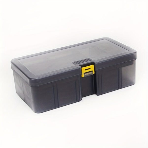 6fa3e48ea953896a240b51484c9cfbd6.jpg Double-Layer Fishing Tackle Box Durable Plastic Storage with Multiple Compartments