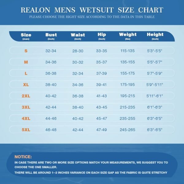 Men Wetsuit Neoprene Wet Suits Womens 3mm Full Body Long Sleeves Front Zipper Swimsuit for Scuba Diving Swimming Surfing Adult in Cold Water