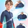 Kids Wetsuit Top Boys Wetsuit Jacket 2mm Keep Warm in Cold Water Wet Suit Top Toddler T4 3T Scuba Diving Snorkeling Swimming Paddle Boarding Kayaking