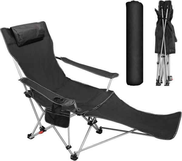 Lightweight Folding Camping Chair  Supports 280+ lbs