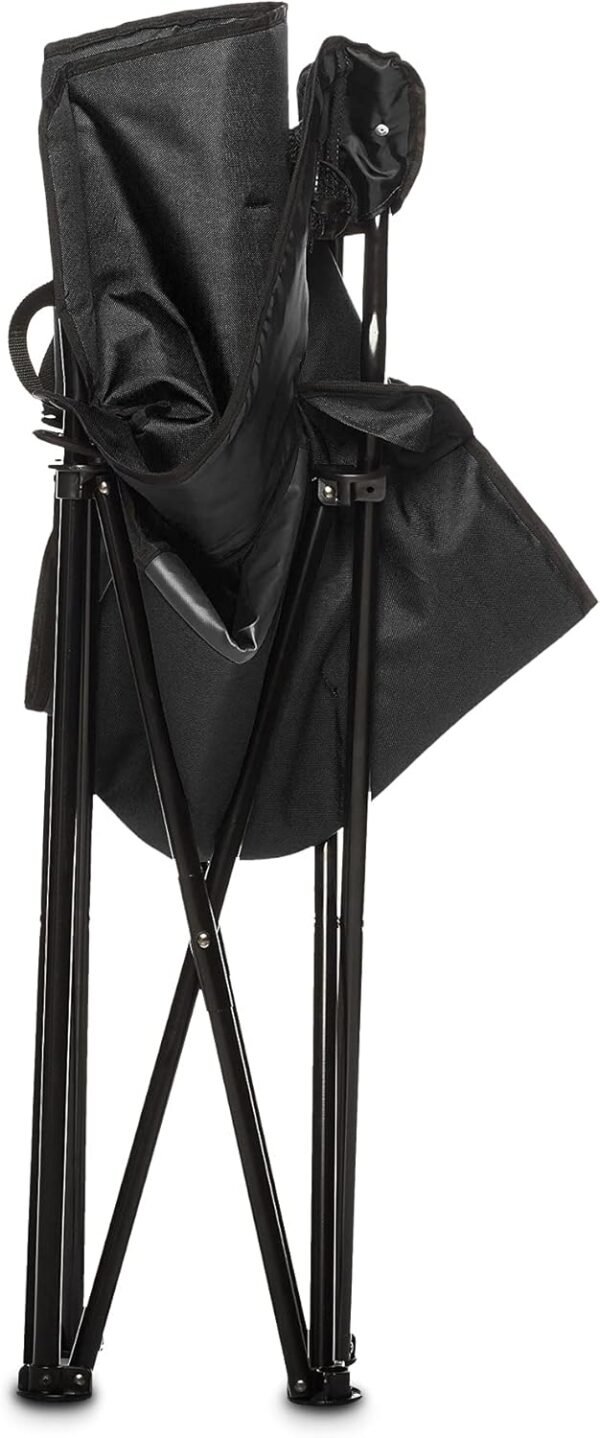 Camping Chair Large, Mesh Back, Portable Folding Chair with Cup Holder, Heavy Duty for Outdoor Events