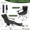Lightweight Folding Camping Chair  Supports 280+ lbs