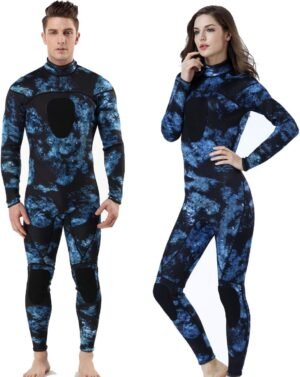 71RmugWxiVL._AC_SL1200-20240618-095024.jpg Unisex Neoprene 3mm Scuba Diving Suit One Piece Mens Camo Full Body Spearfishing Wetsuit