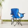 Camping Chair Large, Mesh Back, Portable Folding Chair with Cup Holder, Heavy Duty for Outdoor Events