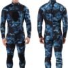Unisex Neoprene 3mm Scuba Diving Suit One Piece Mens Camo Full Body Spearfishing Wetsuit