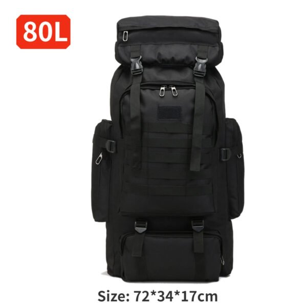 80L Tactical Backpack 600D Oxford Cloth Waterproof Trekking Fishing Hunting Bag Molle Backpack Outdoor Sport Military Rucksacks
