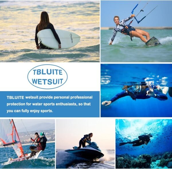 Women Wetsuit Top Swim Jacket Mens Youth Wet Suit Shirt 2mm Neoprene Thermal Swimsuit Front Zip Long Sleeve Cold Water Keep Warm Snorkeling Diving Surfing