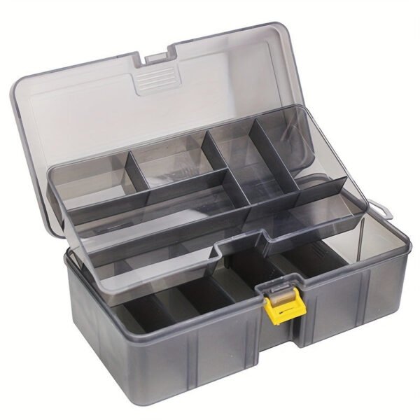 8cf21f0bf45ad50c6709f89f719fd572.jpg Double-Layer Fishing Tackle Box Durable Plastic Storage with Multiple Compartments