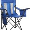 Camping Chair Large, Mesh Back, Portable Folding Chair with Cup Holder, Heavy Duty for Outdoor Events