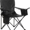 Camping Chair Large, Mesh Back, Portable Folding Chair with Cup Holder, Heavy Duty for Outdoor Events