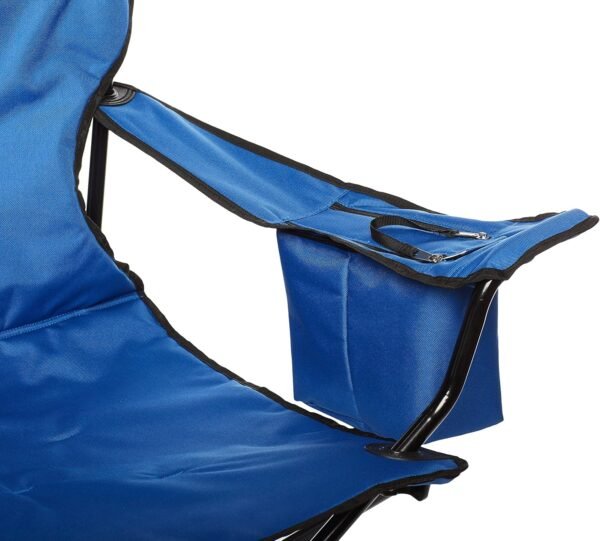 Camping Chair Large, Mesh Back, Portable Folding Chair with Cup Holder, Heavy Duty for Outdoor Events