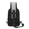 Chest bag USB charge shoulder bag men messenger bags male waterproof sling chest bag boy travel bagpack men cross body bags
