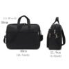 Large Capacity Men's Briefcase Multifunction Oxford 14" Laptop Bag Multilayers Shoulder Office Bags For Men Business Handbag Hot