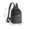 Men Crossbody Chest Bags Anti Theft Men Backpack Portable Backpacks for Hiking Fashion Male School Backpack Travel Backpack