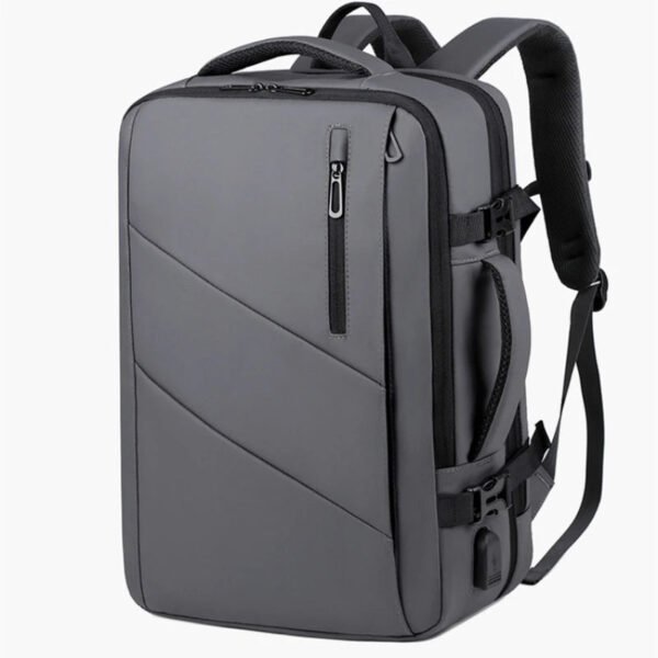 Men Large Capacity Multifunctional Extensible USB Rechargeable Hand-held Bag Men Waterproof Business Travel Computer Backpack