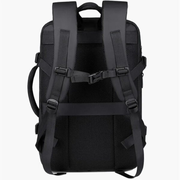 Men Large Capacity Multifunctional Extensible USB Rechargeable Hand-held Bag Men Waterproof Business Travel Computer Backpack