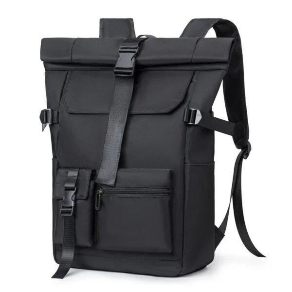 School bag Men's Backpack Waterproof Rollup Backpack Women Travel Expandable USB Charging Large Capacity Laptop Bag Mochilas